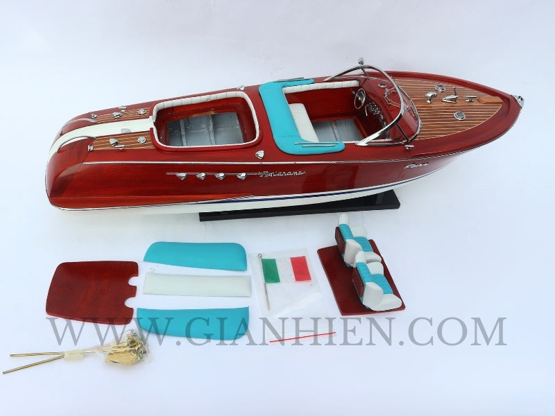 Model Speed Boat RIVA Aquarama Ready for RC 87 x 26 x H. 24 cm