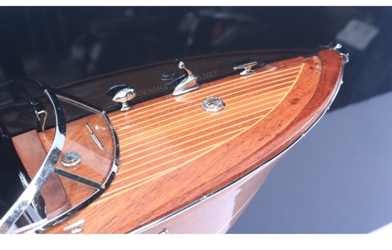 Halbmodell RIVA Aquarama Wood Finished 87 x 26 x H. 24 cm