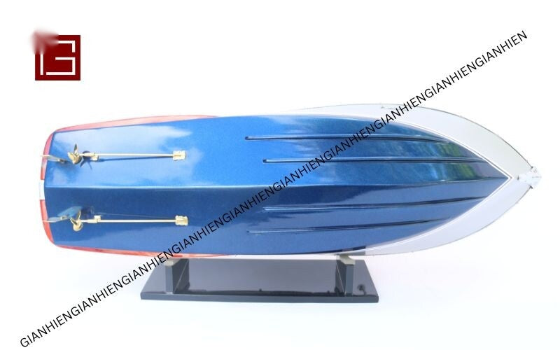 Modell-Speedboot RIVA Aquariva Silver (special Edition) 42 x 12 x H. 14 cm