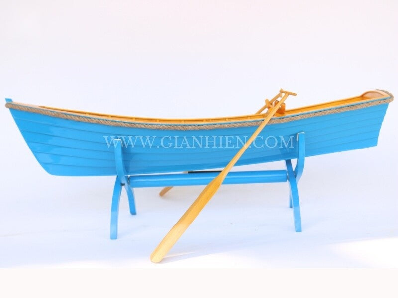 Modellschiff Rowing BOAT Clinker HULL 60 x 21 x H. 20 cm