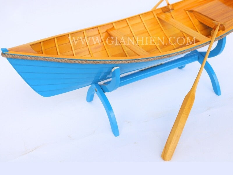 Model Ship Rowing BOAT Clinker HULL 60 x 21 x H. 20 cm (FB0001P-60)