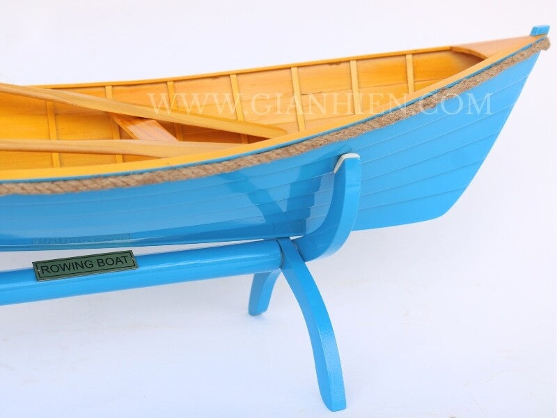 Modellschiff Rowing BOAT Clinker HULL 60 x 21 x H. 20 cm