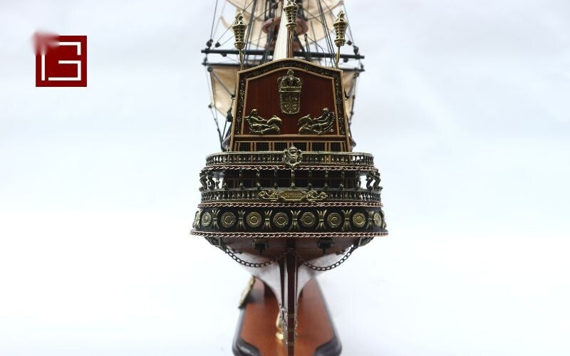 Modellsegelschiff SAN Felipe 80 x 18 x H. 78 cm