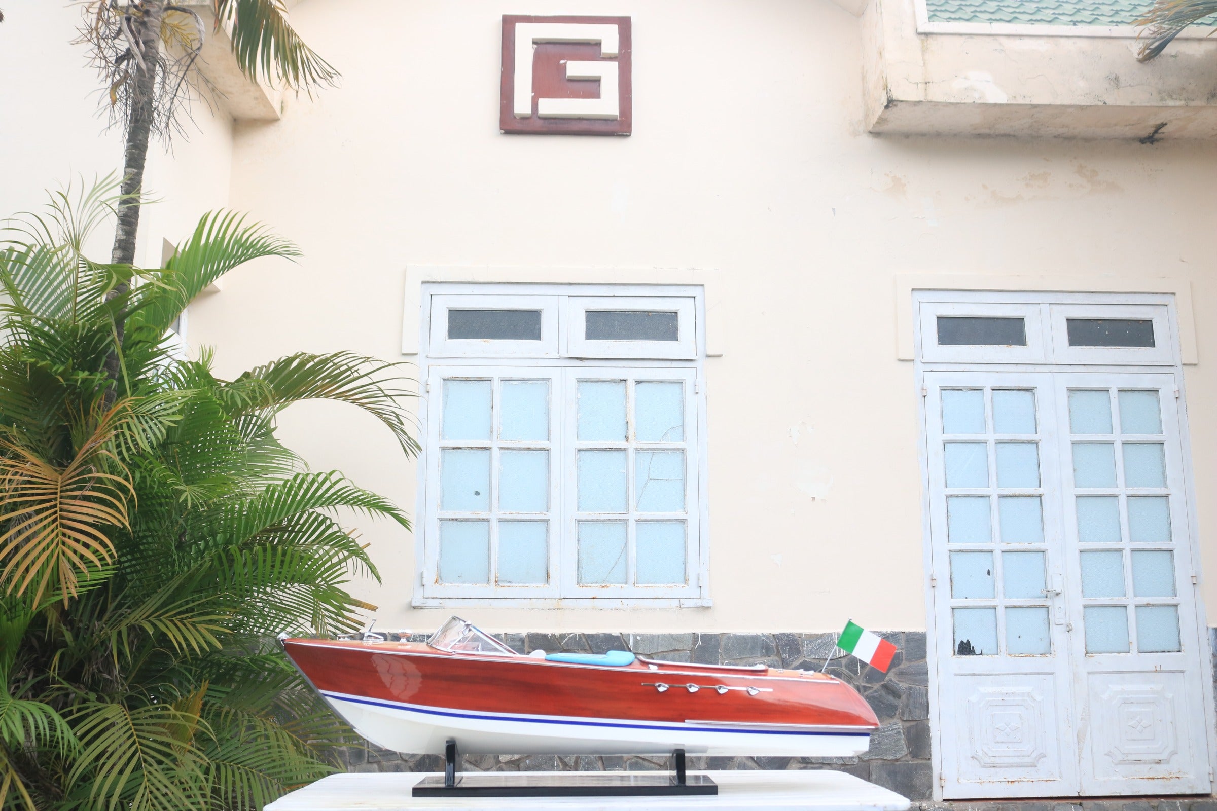 Model Speed Boat Riva Aquarama 124 x 38 x H. 34 cm