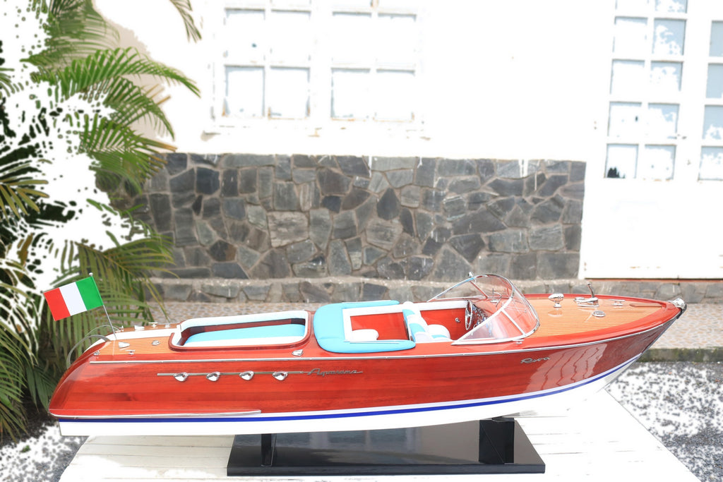 Model Speed Boat Riva Aquarama 124 x 38 x H. 34 cm