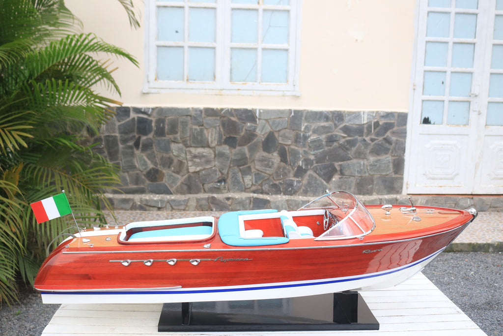 Model Speed Boat Riva Aquarama 124 x 38 x H. 34 cm