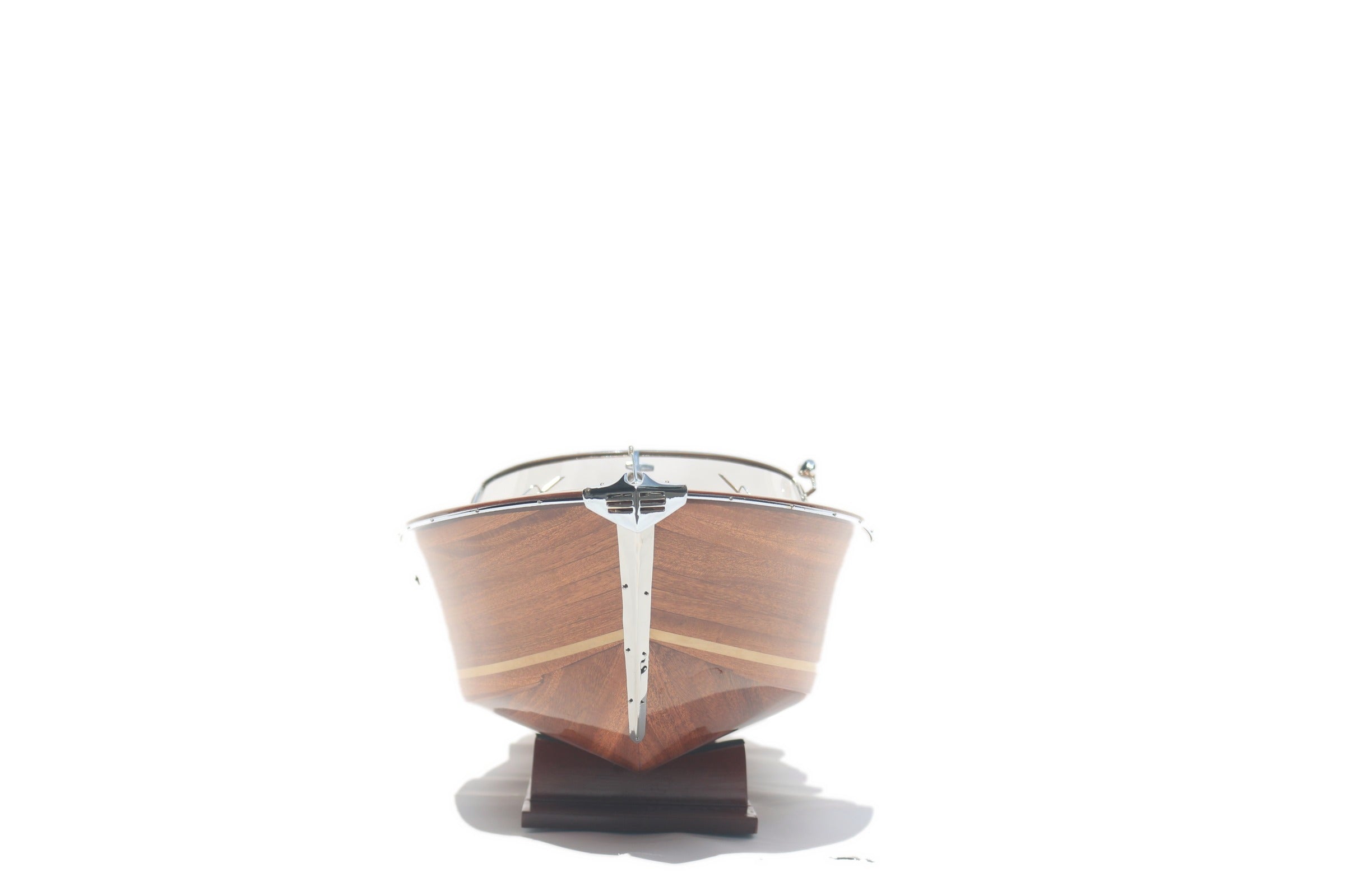 Model Speed Boat Riva Aquarama Wood Finished 67 x 22 x H. 18 cm