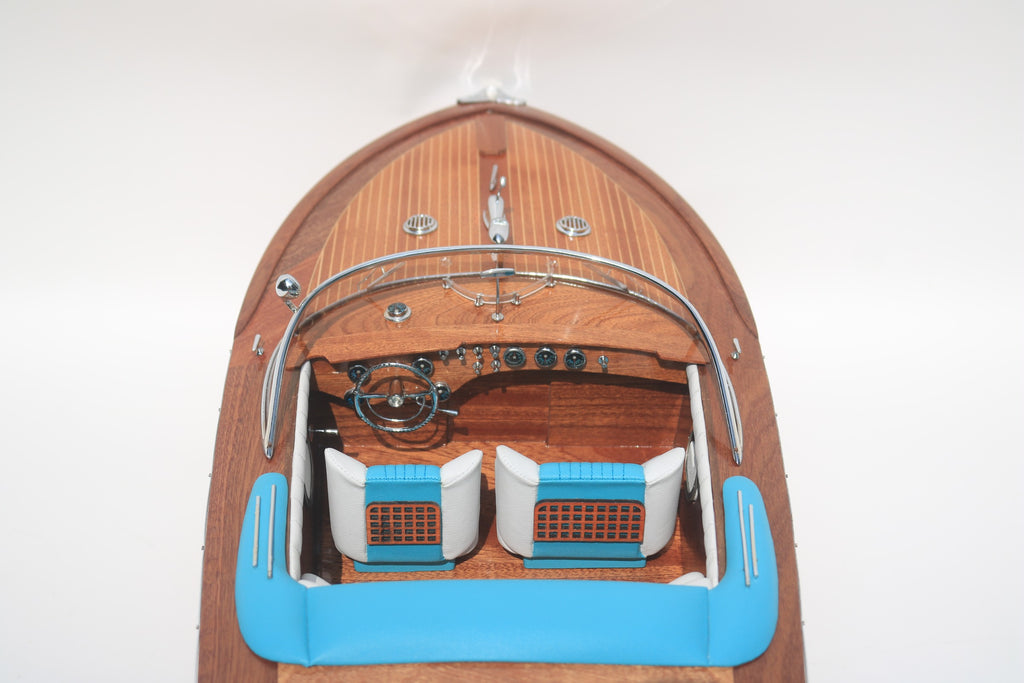 Modell-Speedboot Riva Aquarama Wood Finished 67 x 22 x H. 18 cm