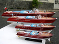 Modell-Speedboot Riva Aquarama 1962 - 1972 (Set 4) 67 x 22 x H. 18 cm