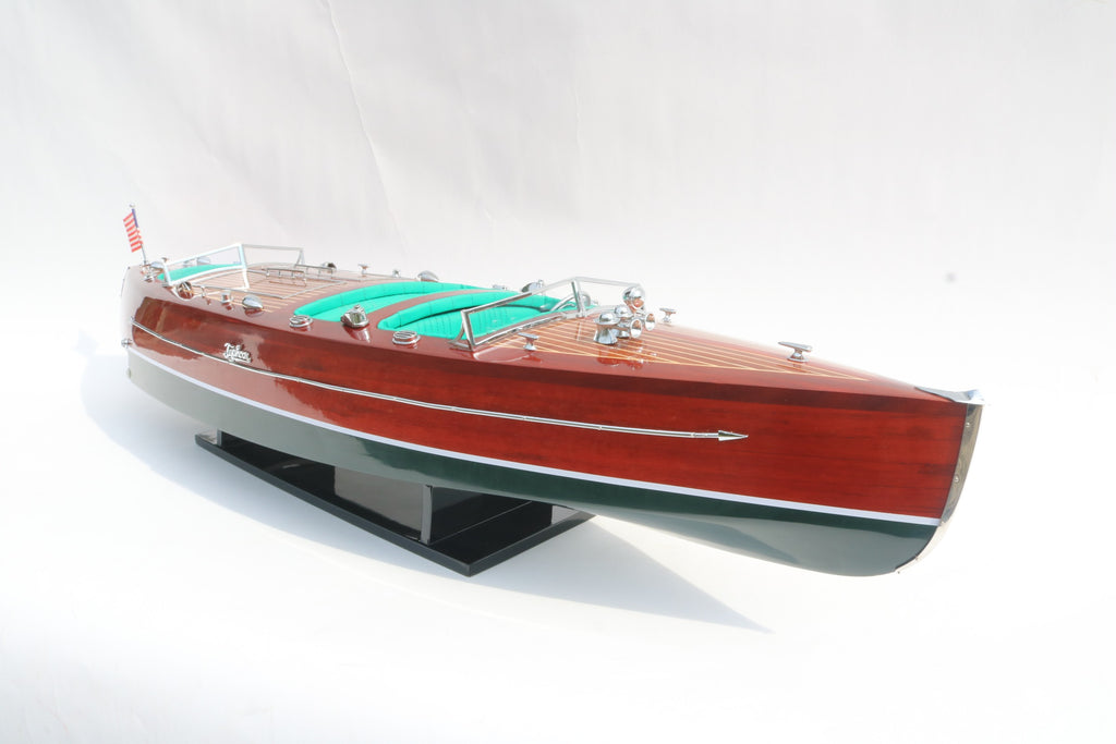 Model Speed Boat Typhoon Painted 72 x 17 x H. 17 cm