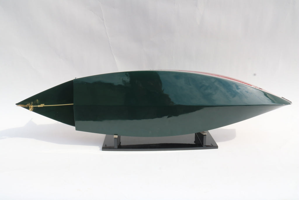 Model Speed Boat Typhoon Painted 72 x 17 x H. 17 cm
