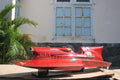 Model Speed Boat Ferrari Hydroplane Sets of 2 90 x 38 x H. 26 cm