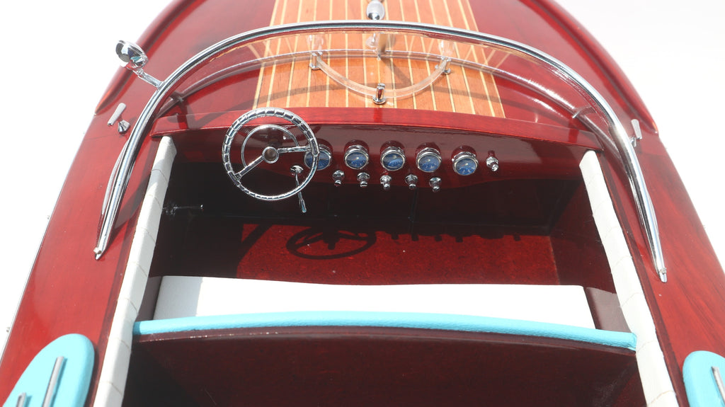 Model Speed Boat Riva Super Ariston 67 x 22 x H. 18 cm