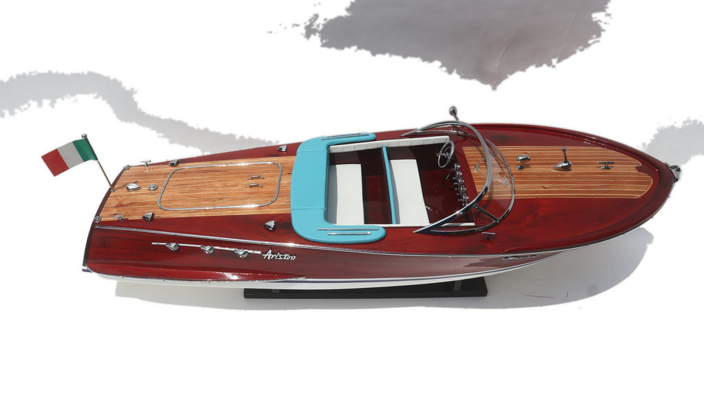 Model Speed Boat Riva Super Ariston 90 x 27 x H. 22 cm