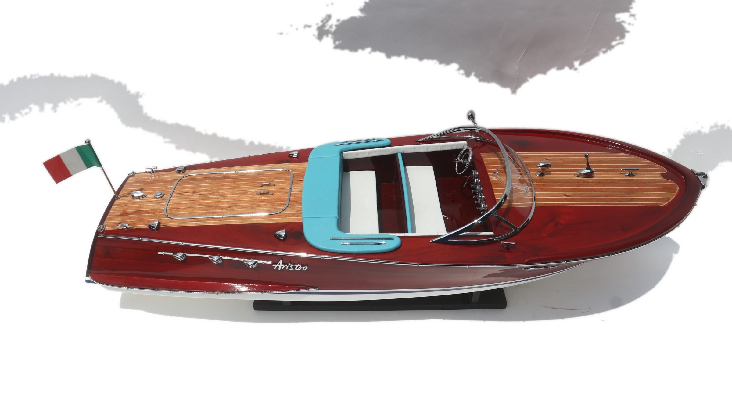 Model Speed Boat Riva Super Ariston 90 x 27 x H. 22 cm