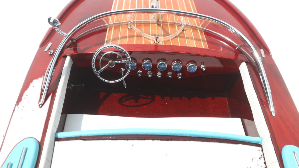 Model Speed Boat Riva Super Ariston 90 x 27 x H. 22 cm