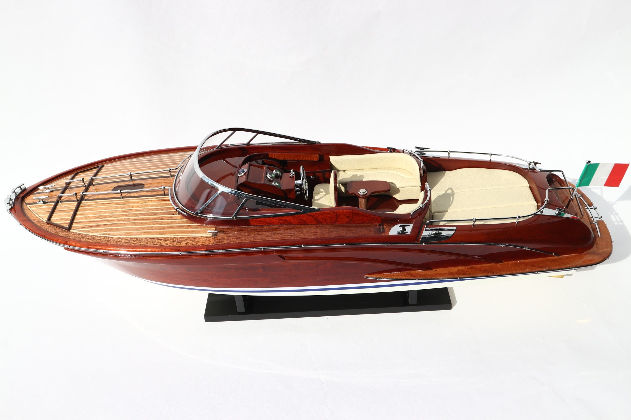 Modell-Speedboot Riva Rama 44 Lacquer Finished 90 x 27 x H. 27 cm