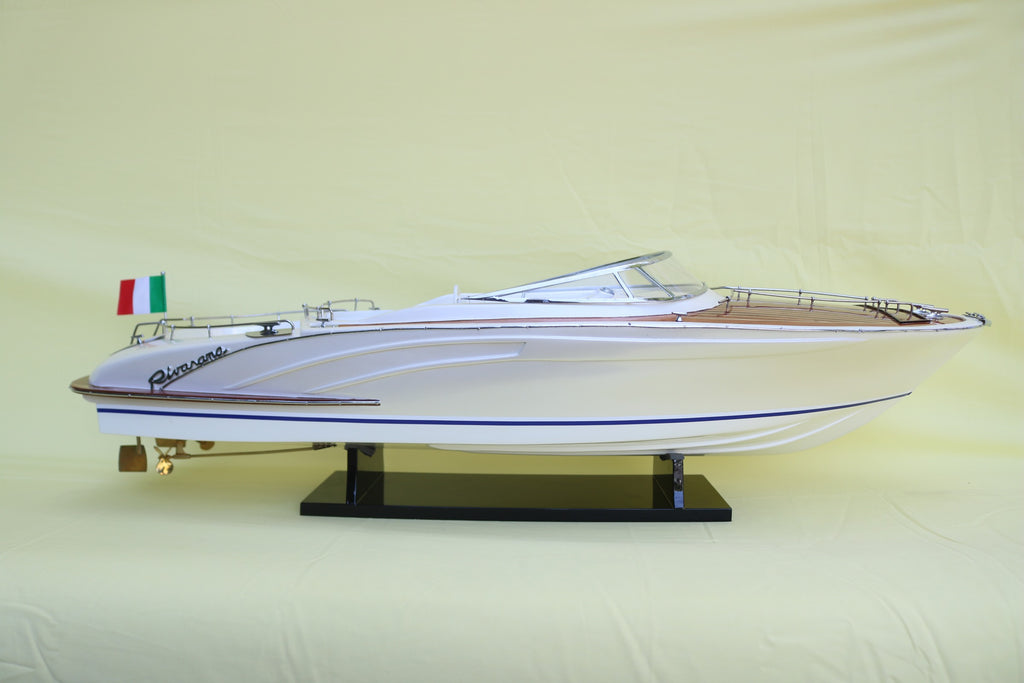 Modell-Speedboot Riva Rama 44 - White Pearl Painted 65 x 19 x H. 20 cm