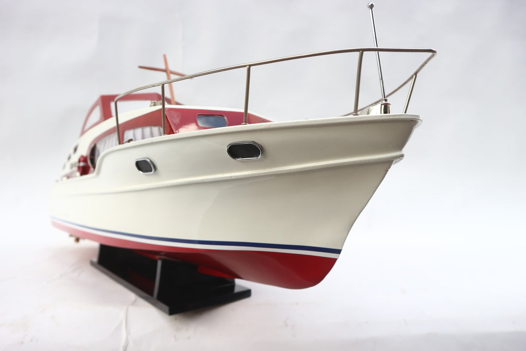 Model Speed Boat Chris Craft Commander 71 x 22 x H. 28 cm