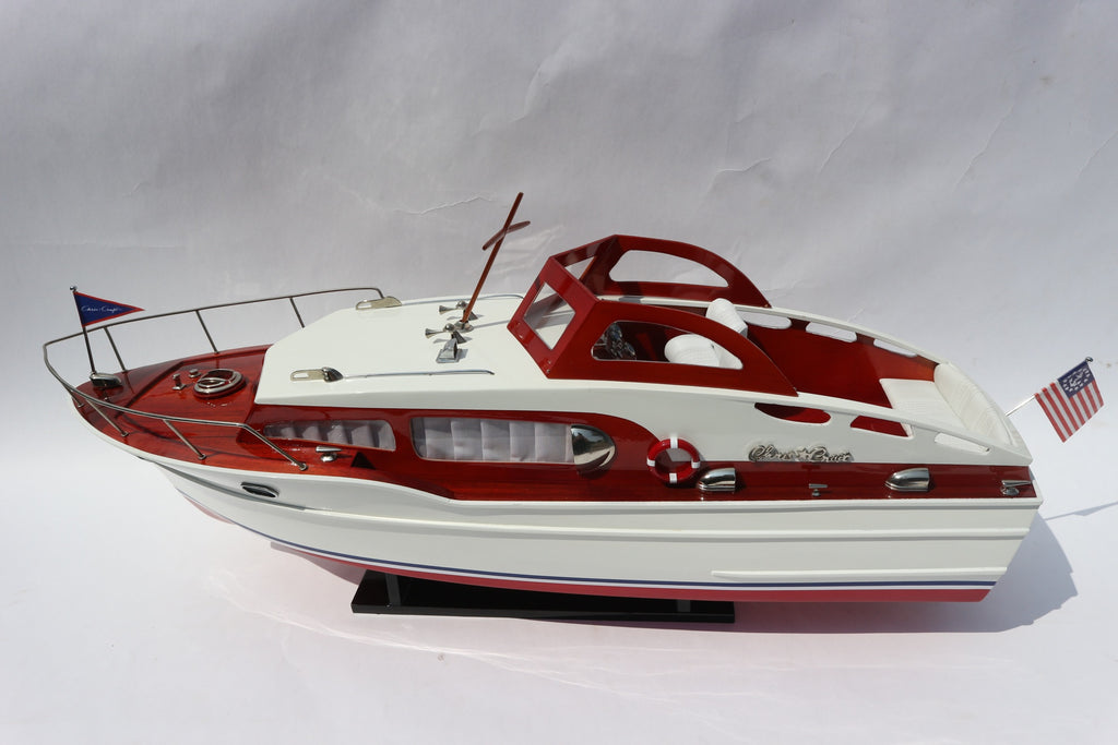 Model Speed Boat Chris Craft Commander 94 x 29 x H. 32 cm