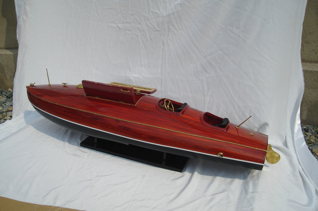 Model Speed Boat Zipper (Fast Hydroplane) 95 x 26 x H. 22 cm