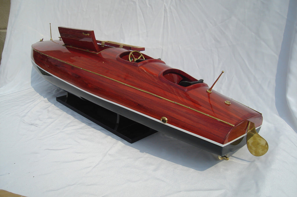 Model Speed Boat Zipper (Fast Hydroplane) 95 x 26 x H. 22 cm