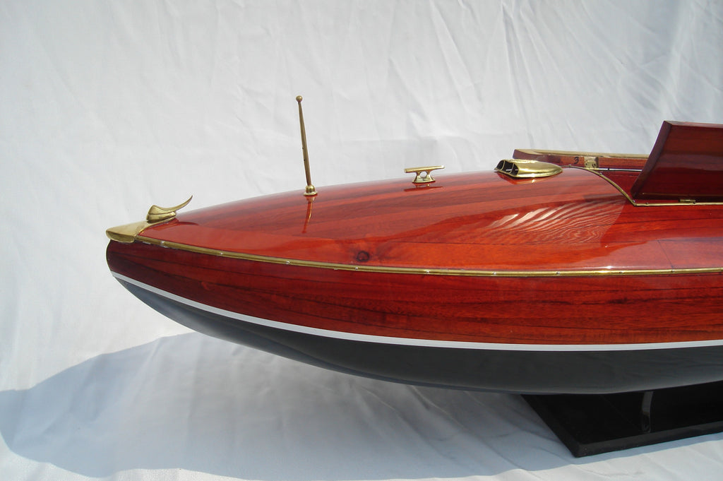 Model Speed Boat Zipper (Fast Hydroplane) 95 x 26 x H. 22 cm