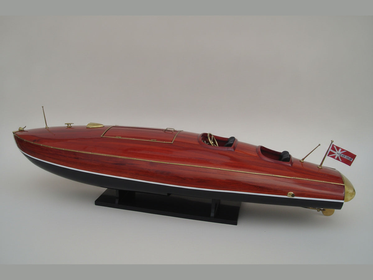 Model Speed Boat Zipper (Fast Hydroplane) 95 x 26 x H. 22 cm