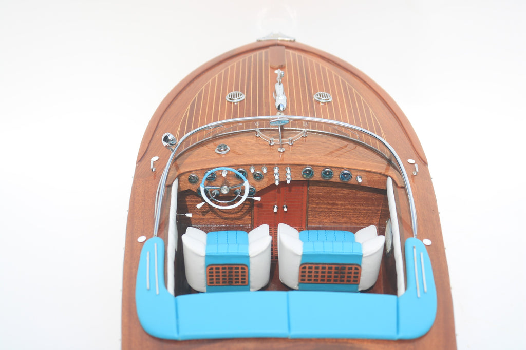 Modell-Speedboot Super Riva Aquarama Wood Finished 87 x 27 x H. 23 cm