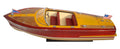Model Speed Boat Chris Craft Capri 1955 70 x 23 x H. 24 cm