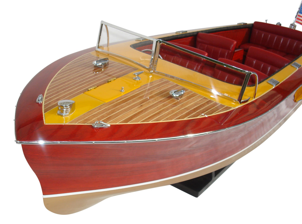 Model Speed Boat Chris Craft Continental 1959 96 x 30 x H. 28 cm