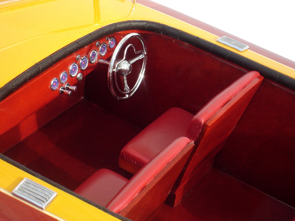 Model Speed Boat Chris Craft Continental 1959 96 x 30 x H. 28 cm
