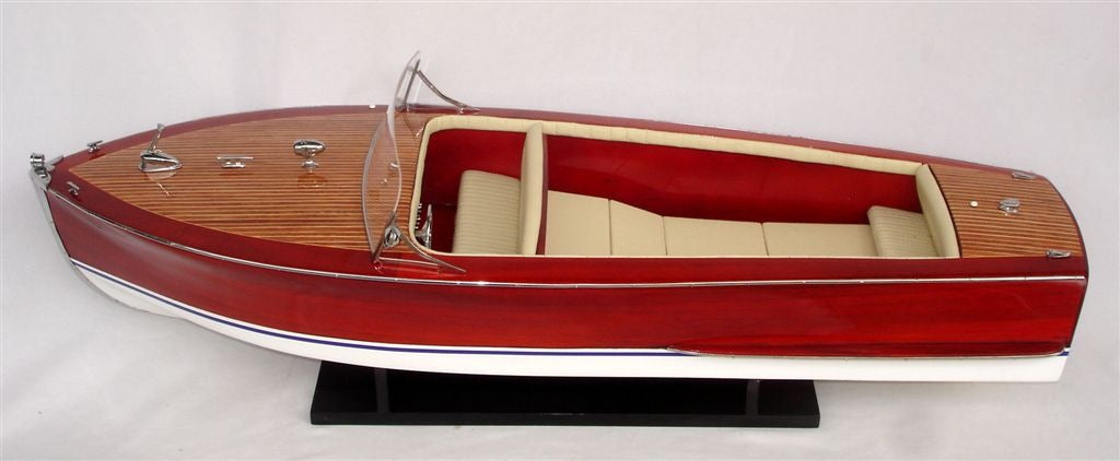 Model Speed Boat Riva Sebino 80 x 22 x H. 28 cm