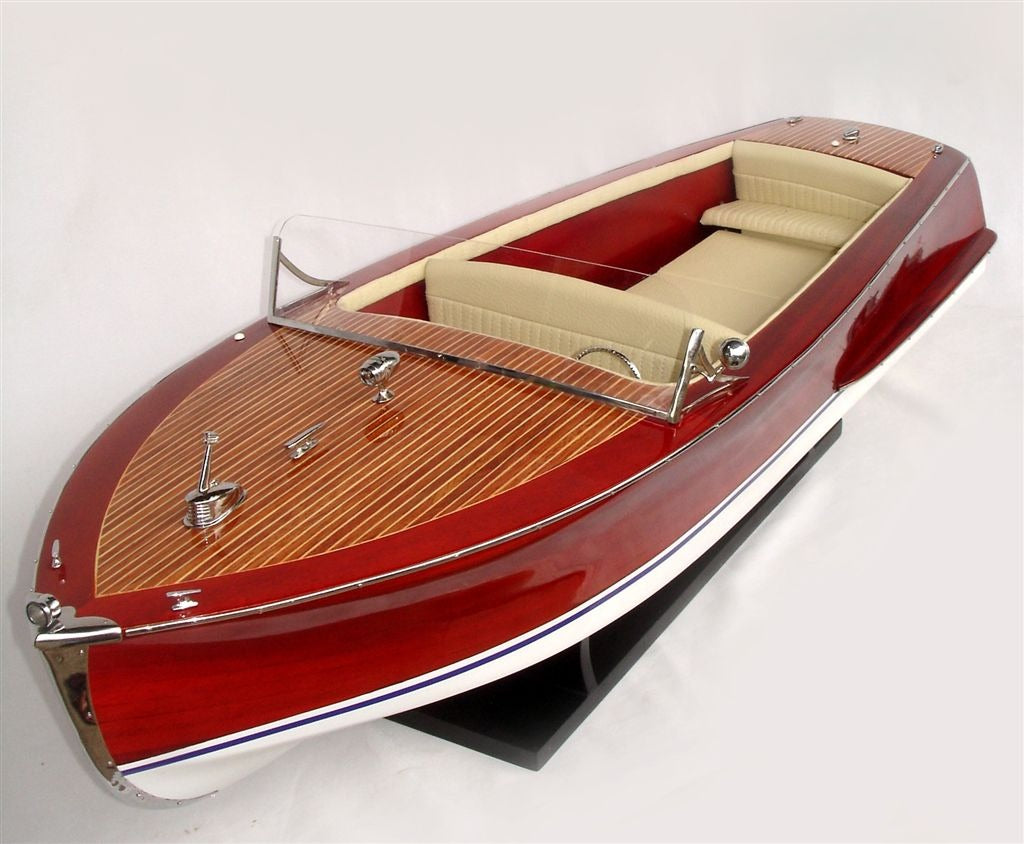 Model Speed Boat Riva Sebino 80 x 22 x H. 28 cm