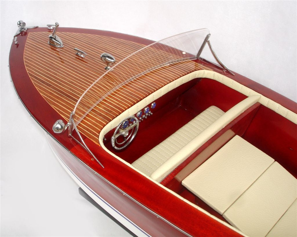 Model Speed Boat Riva Sebino 80 x 22 x H. 28 cm