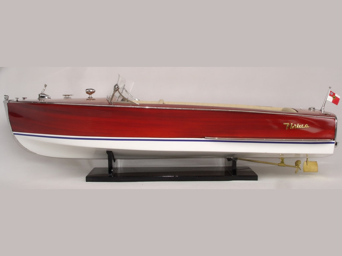 Model Speed Boat Riva Sebino 80 x 22 x H. 28 cm
