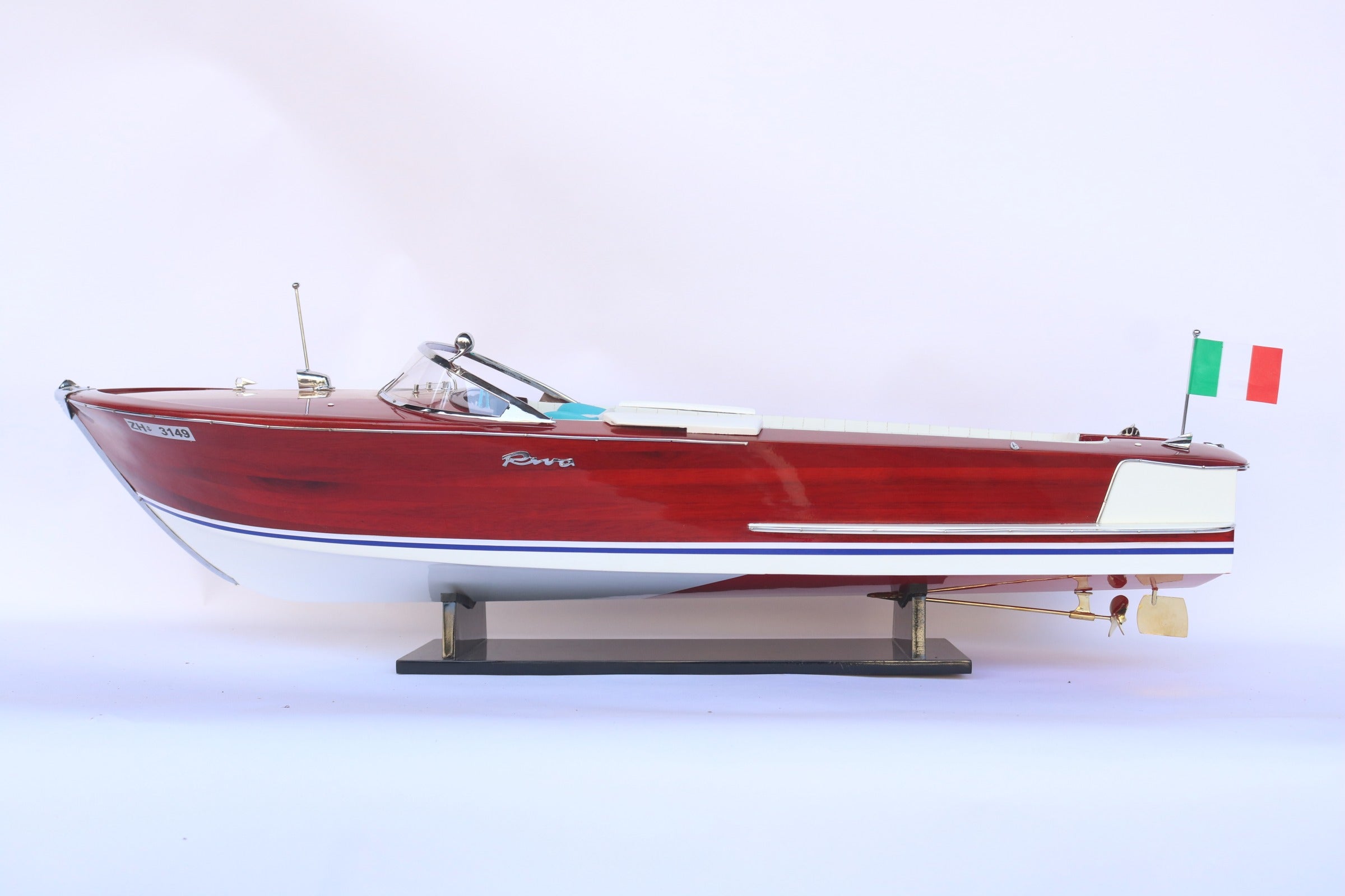 Modell-Speedboot Riva Olympic 87 x 27 x H. 24 cm