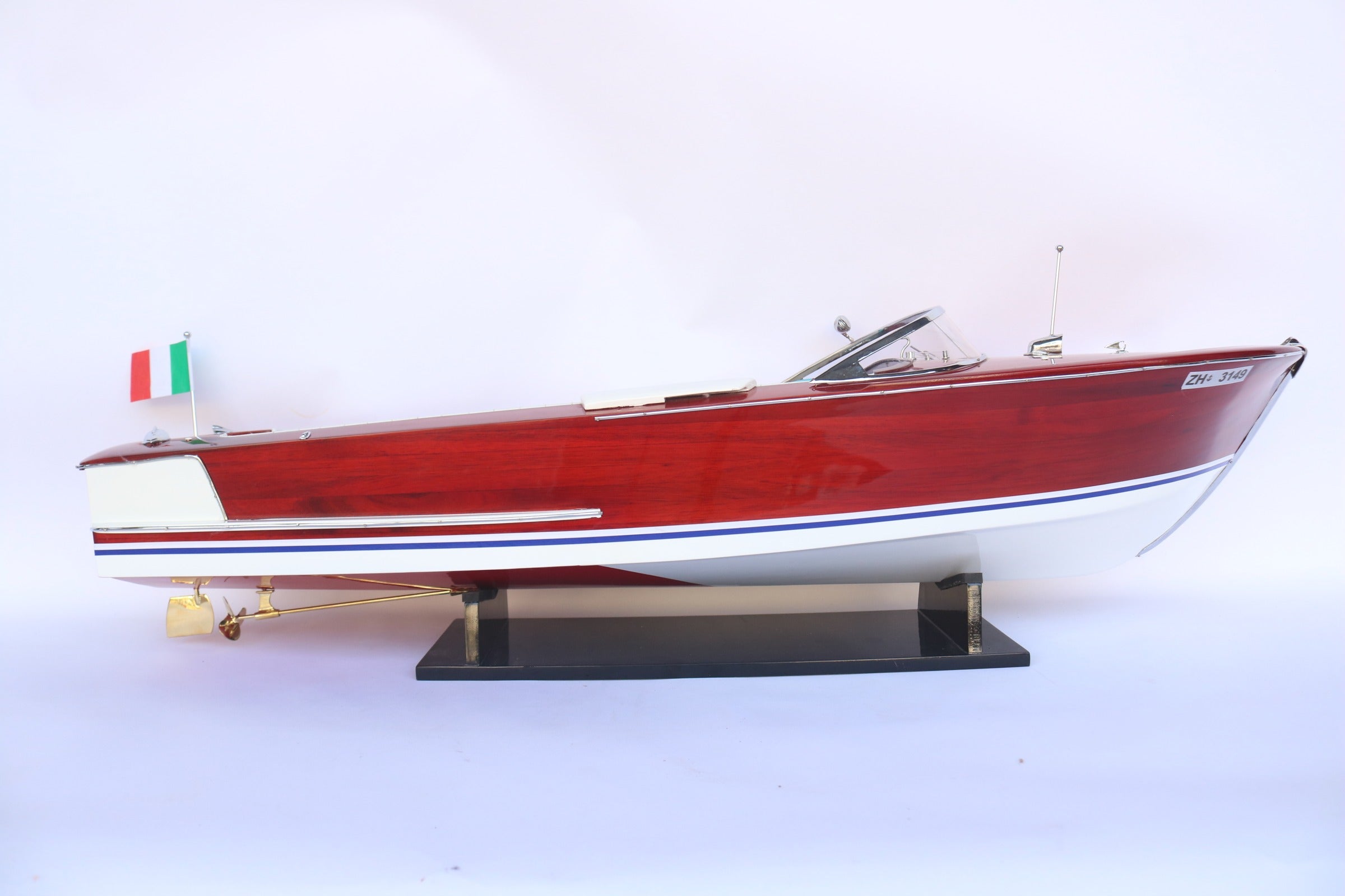 Modell-Speedboot Riva Olympic 87 x 27 x H. 24 cm