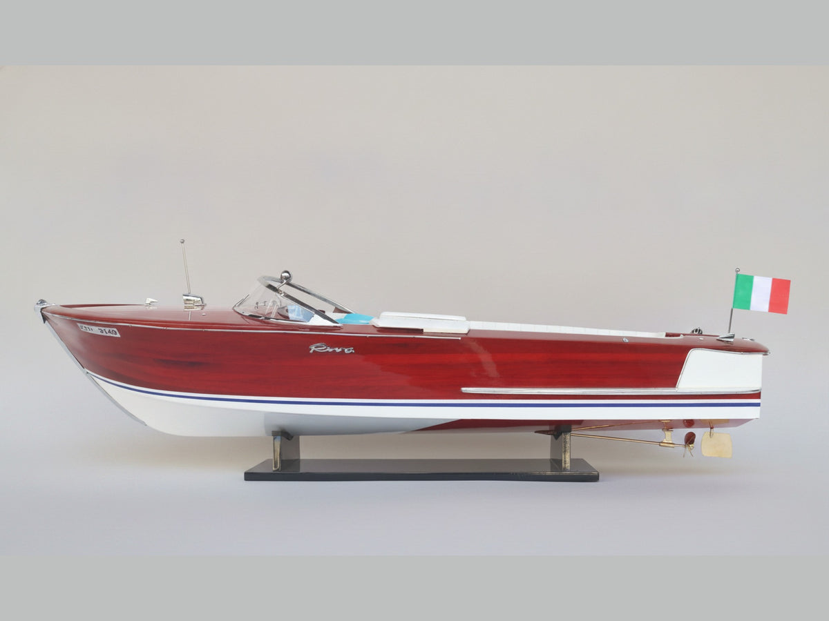 Model Speed Boat Riva Olympic 87 x 27 x H. 24 cm