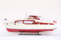 Model Speed Boat Chris Craft Cabin Cruiser 76 x 22 x H. 30 cm