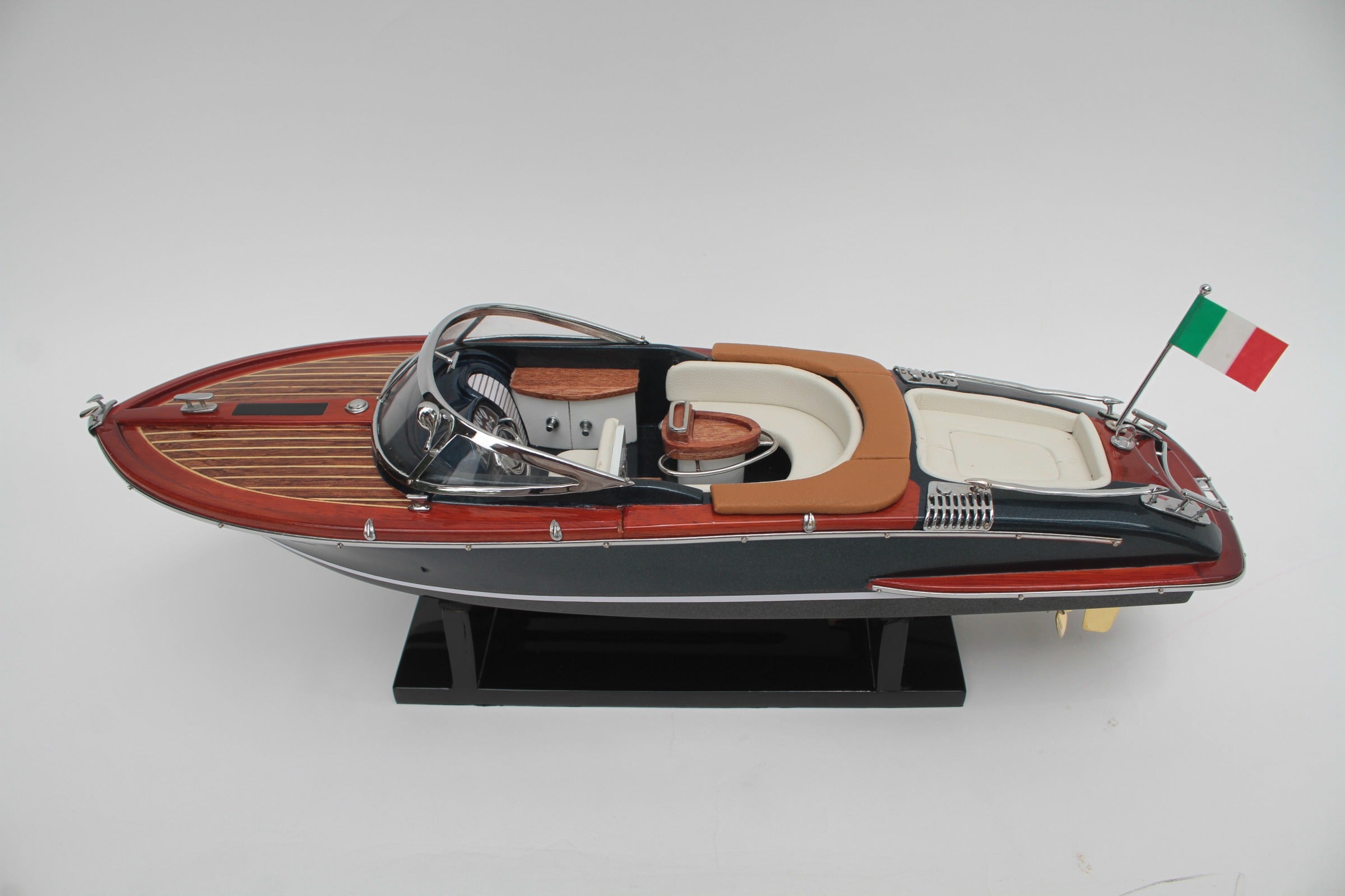 Model Speed Boat Riva Aquariva Dark Blue (Special Edition) 42 x 12 x H. 14 cm