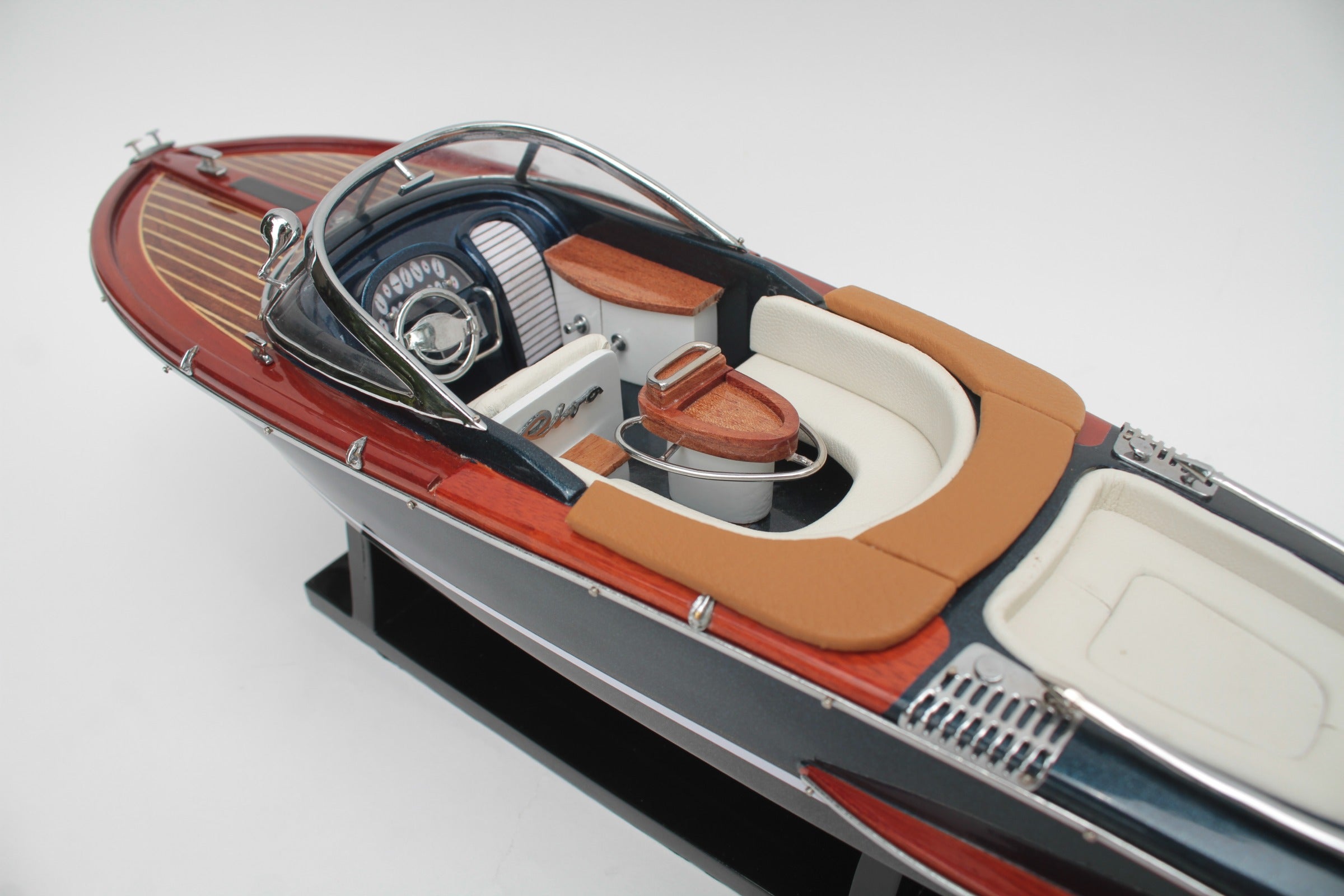Model Speed Boat Riva Aquariva Dark Blue (Special Edition) 42 x 12 x H. 14 cm