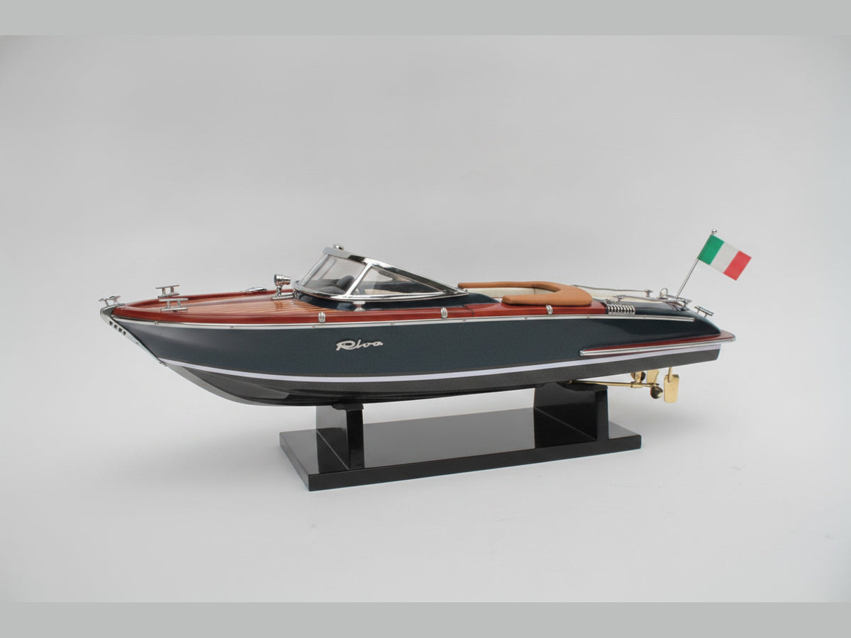 Model Speed Boat Riva Aquariva Dark Blue (Special Edition) 42 x 12 x H. 14 cm