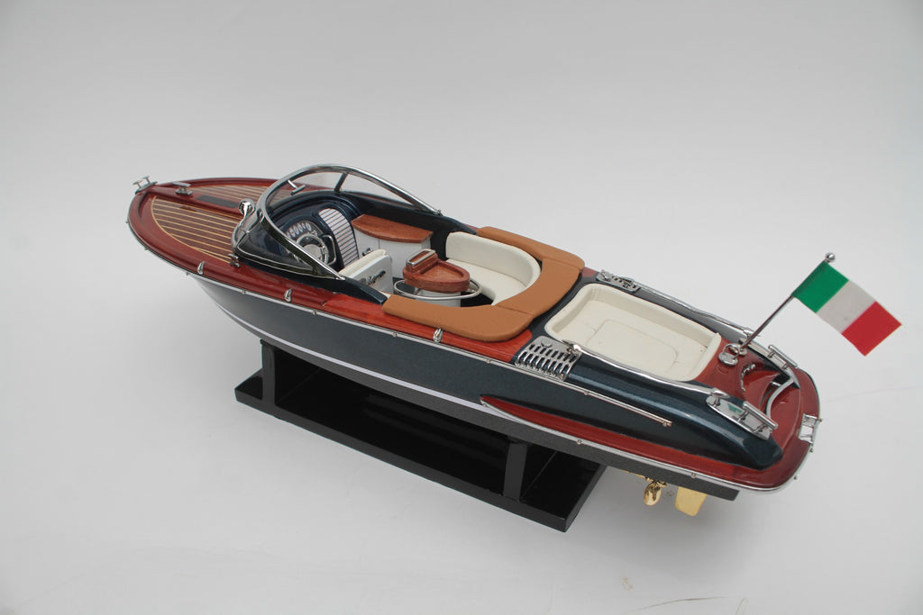 Model Speed Boat Riva Aquariva Dark Blue (Special Edition) 67 x 20.5 x H. 20.5 cm