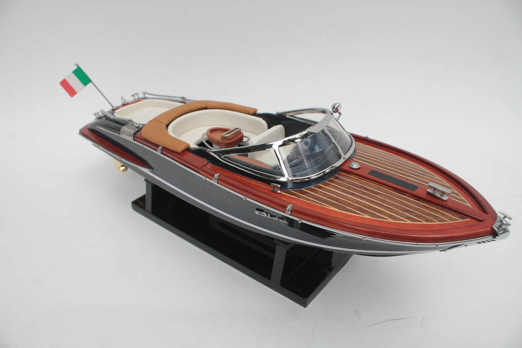 Model Speed Boat Riva Aquariva Dark Blue (Special Edition) 67 x 20.5 x H. 20.5 cm
