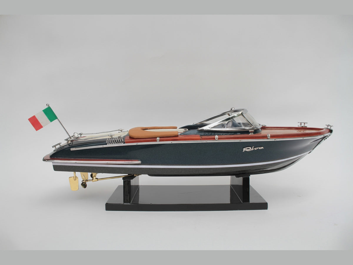 Model Speed Boat Riva Aquariva Silver (Special Edition) 67 x 20.5 x H. 20.5 cm