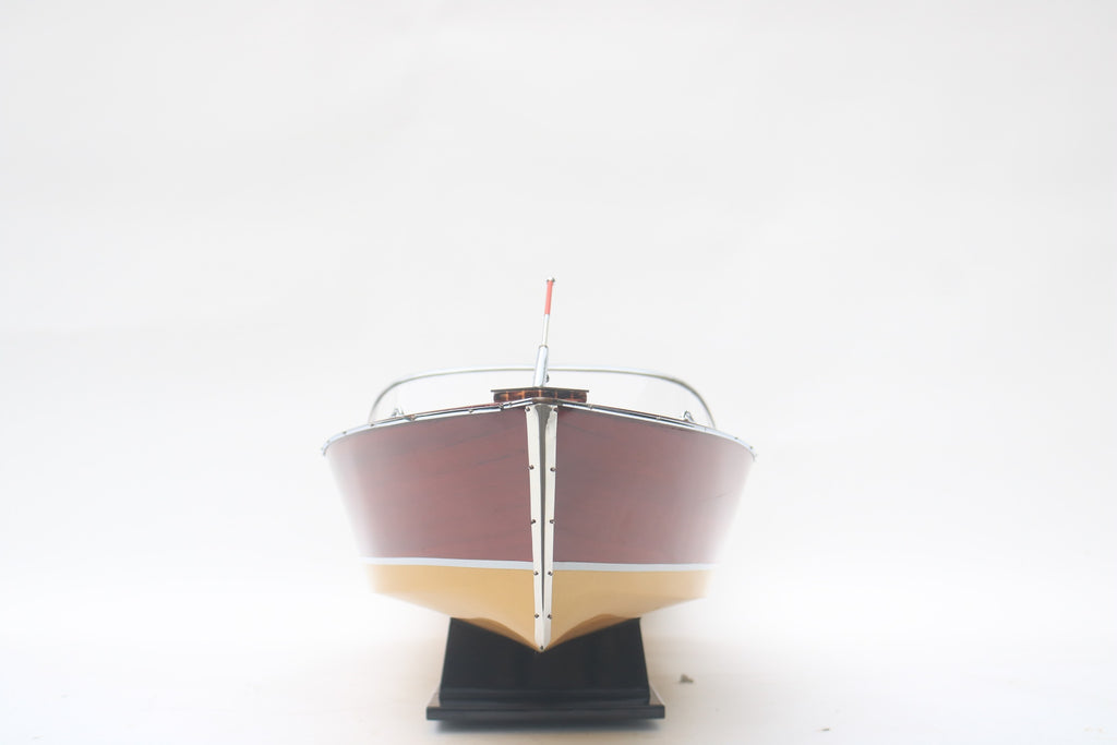 Model Speed Boat Chris Craft Holidays 1962 86 x 28 x H. 23 cm