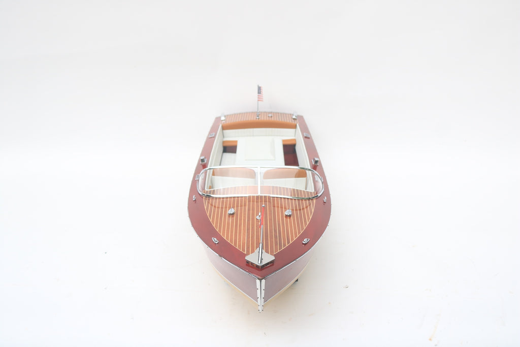 Model Speed Boat Chris Craft Holidays 1962 86 x 28 x H. 23 cm