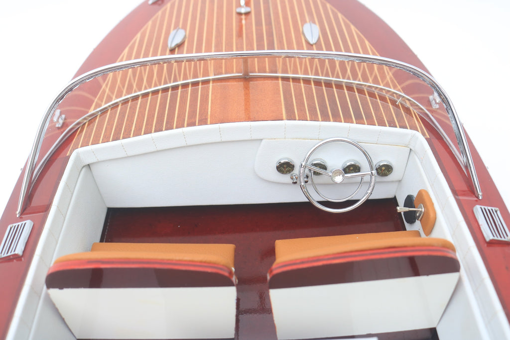 Model Speed Boat Chris Craft Holidays 1962 86 x 28 x H. 23 cm