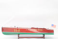 Model Speed Boat Miss Severn 80 x 20 x H. 24 cm